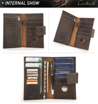 👜 Genuine Leather Passport Pouch