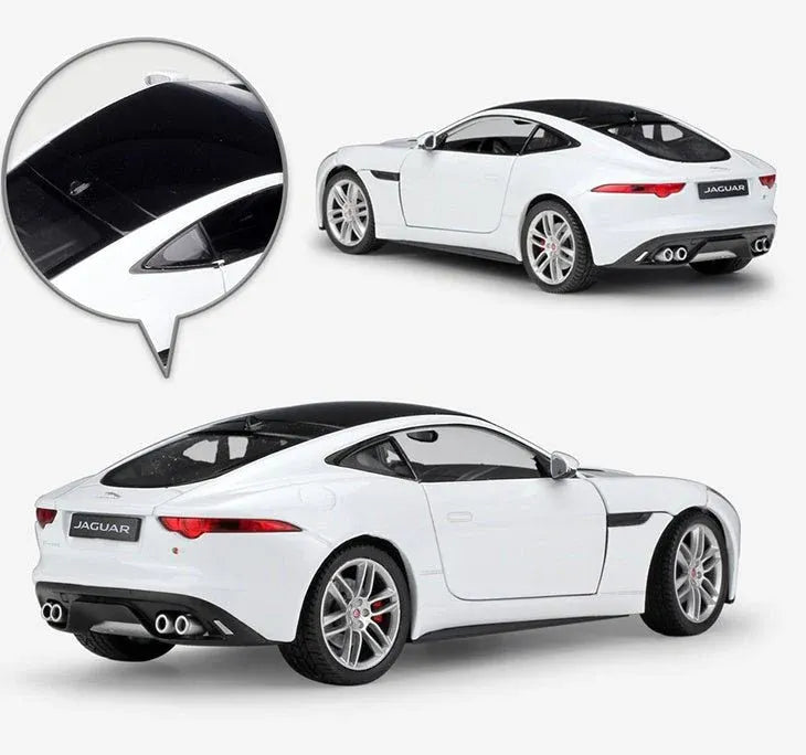 Luxury Jaguar F-Type Coupe Alloy Car Model – Detailed Die-Cast Simulation for Adults