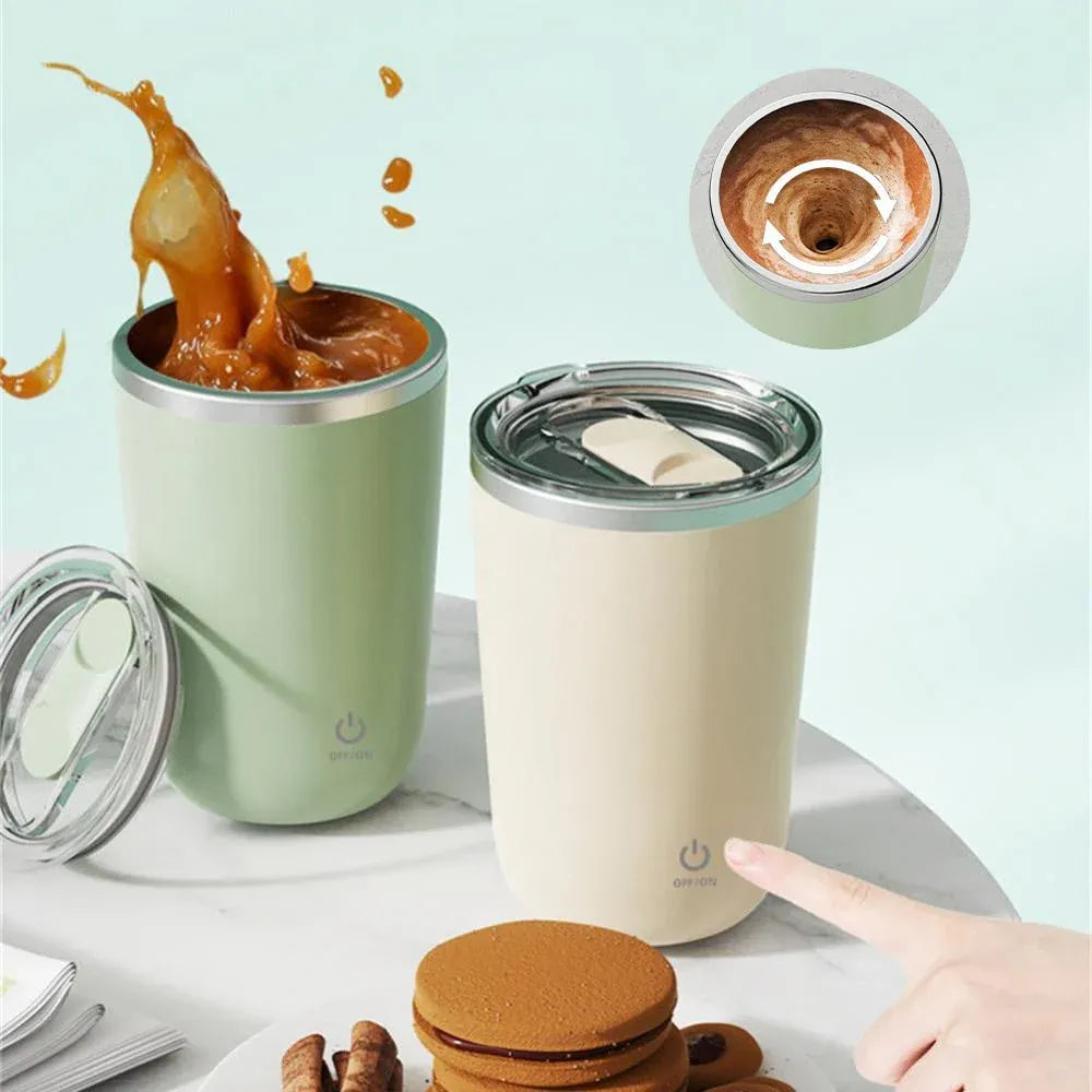 Automatic Self-Stirring Mug – Stainless Steel Magnetic Mixer-350ml