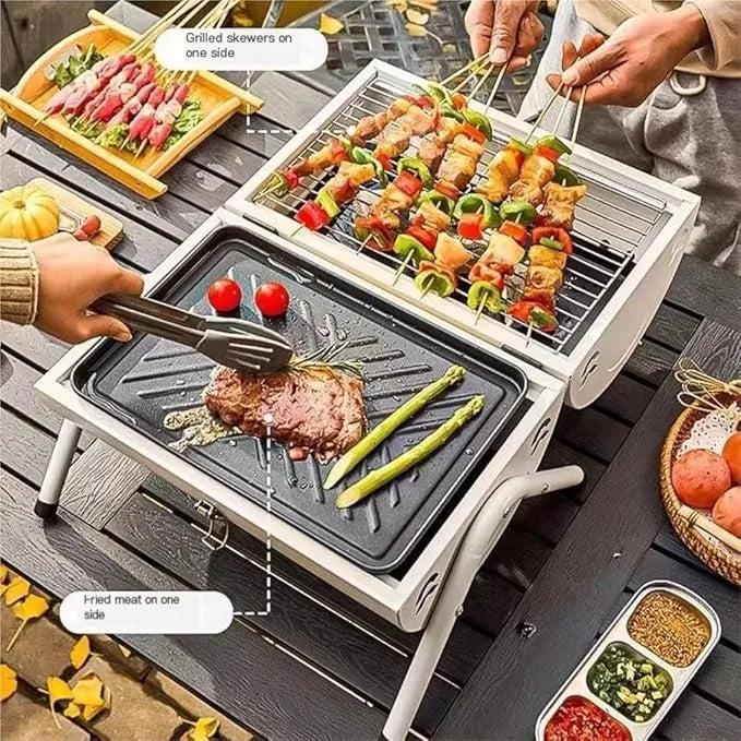 Grill Master Pro with portable Iron  Hob