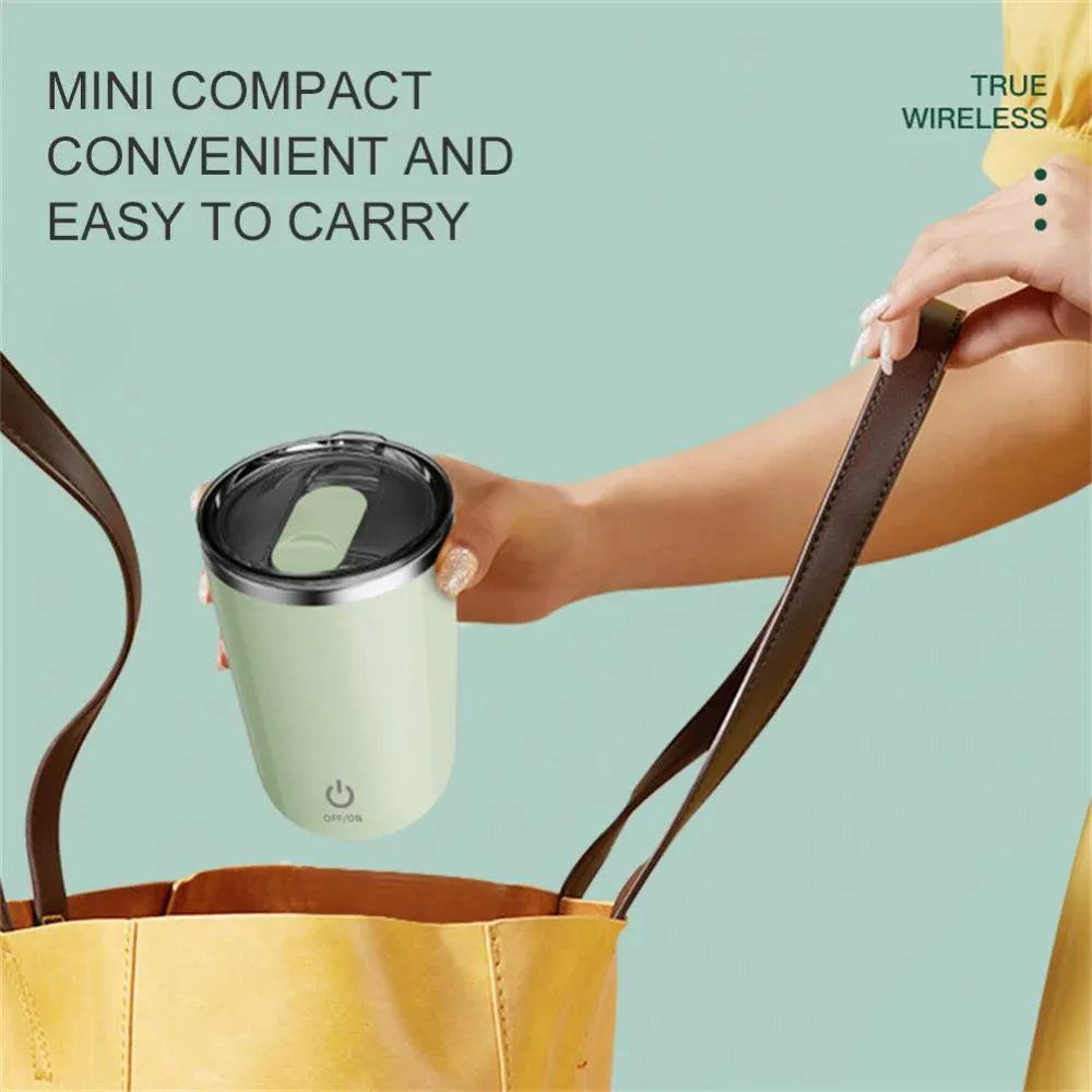 Automatic Self-Stirring Mug – Stainless Steel Magnetic Mixer-350ml