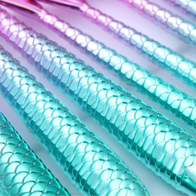 Mermaid Beauty Makeup Brushes