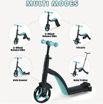 3-in-1 Kids Fun Steps Scooter