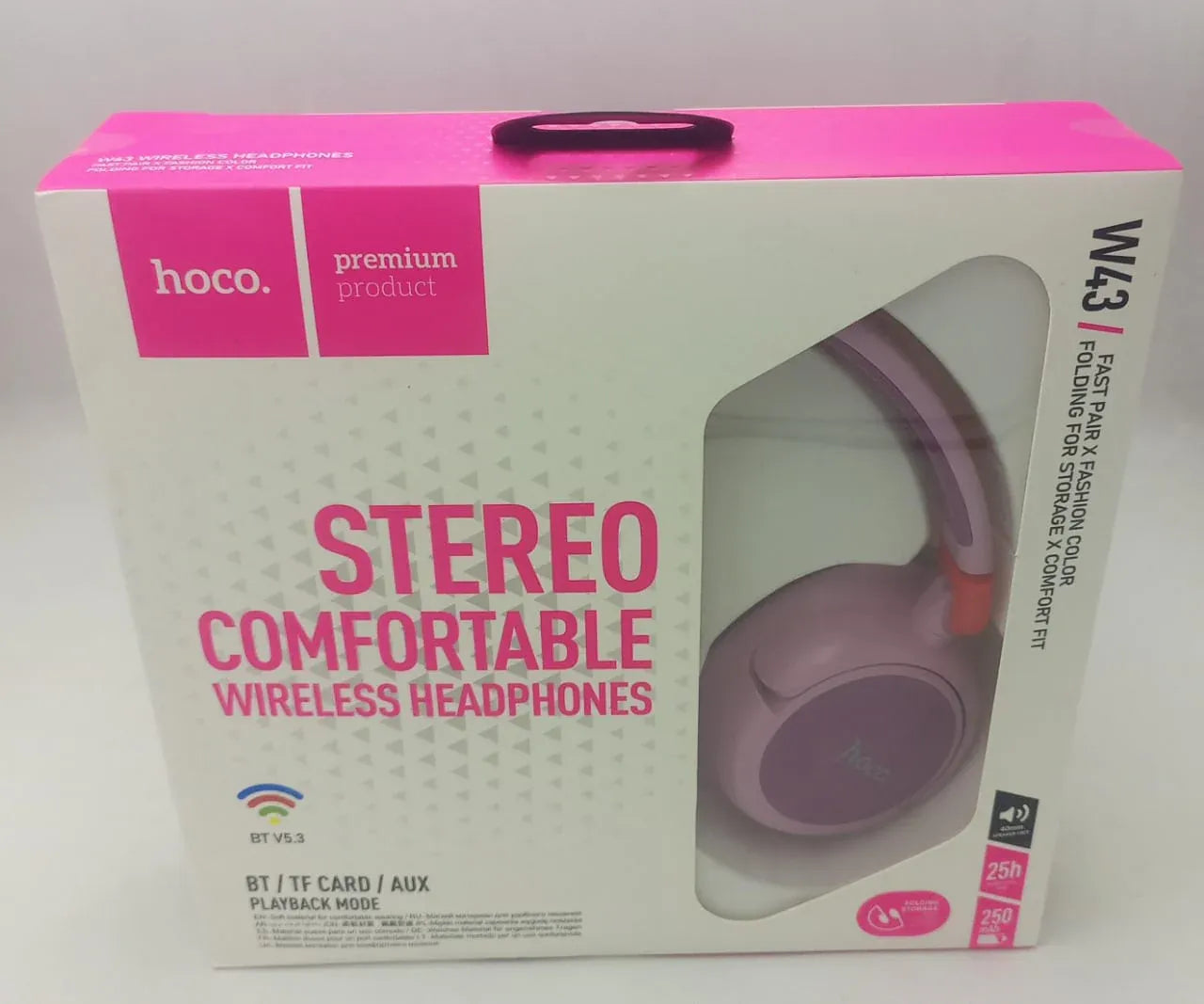 Hoco Stereo Comfort Wireless Headphones – BTV53